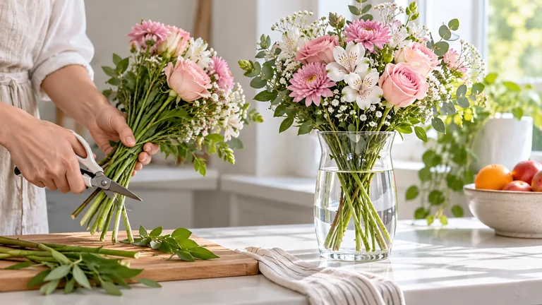 Schnittblumen länger frisch halten – redaktionelles Titelbild