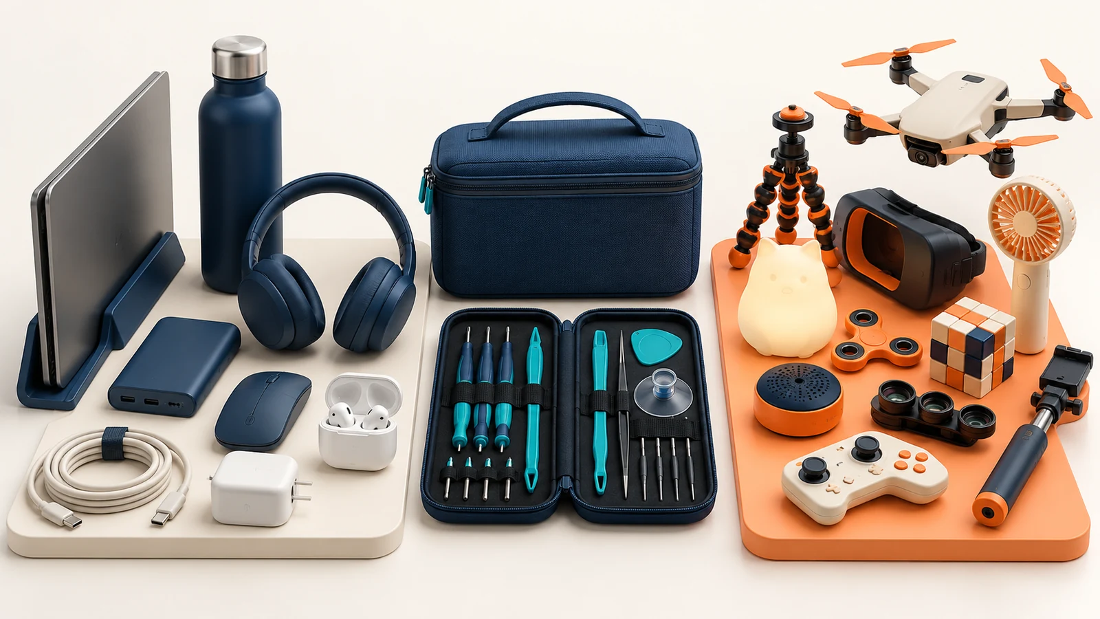 Nützliche Technikhelfer und kurzlebige Gadget-Spielereien auf einer Prüffläche