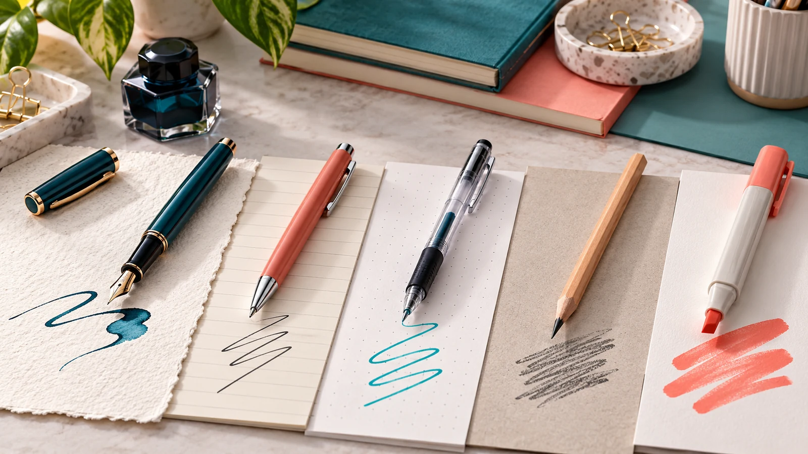 Der richtige Stift für jeden Zweck – redaktionelles Titelbild
