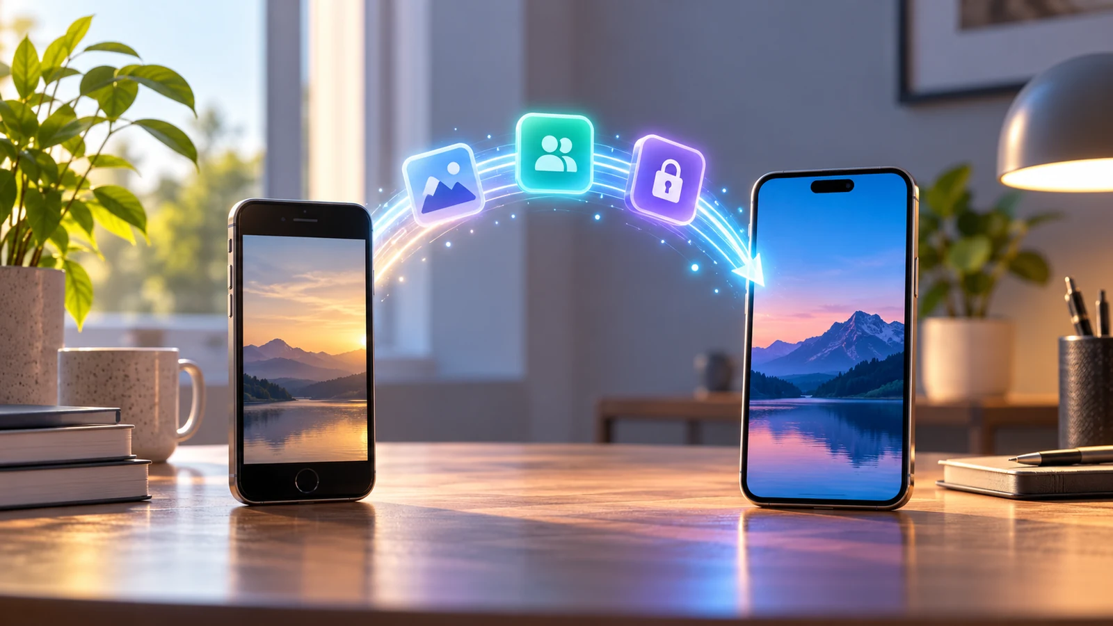 Smartphone-Daten sicher auf ein neues Gerät übertragen – redaktionelles Titelbild