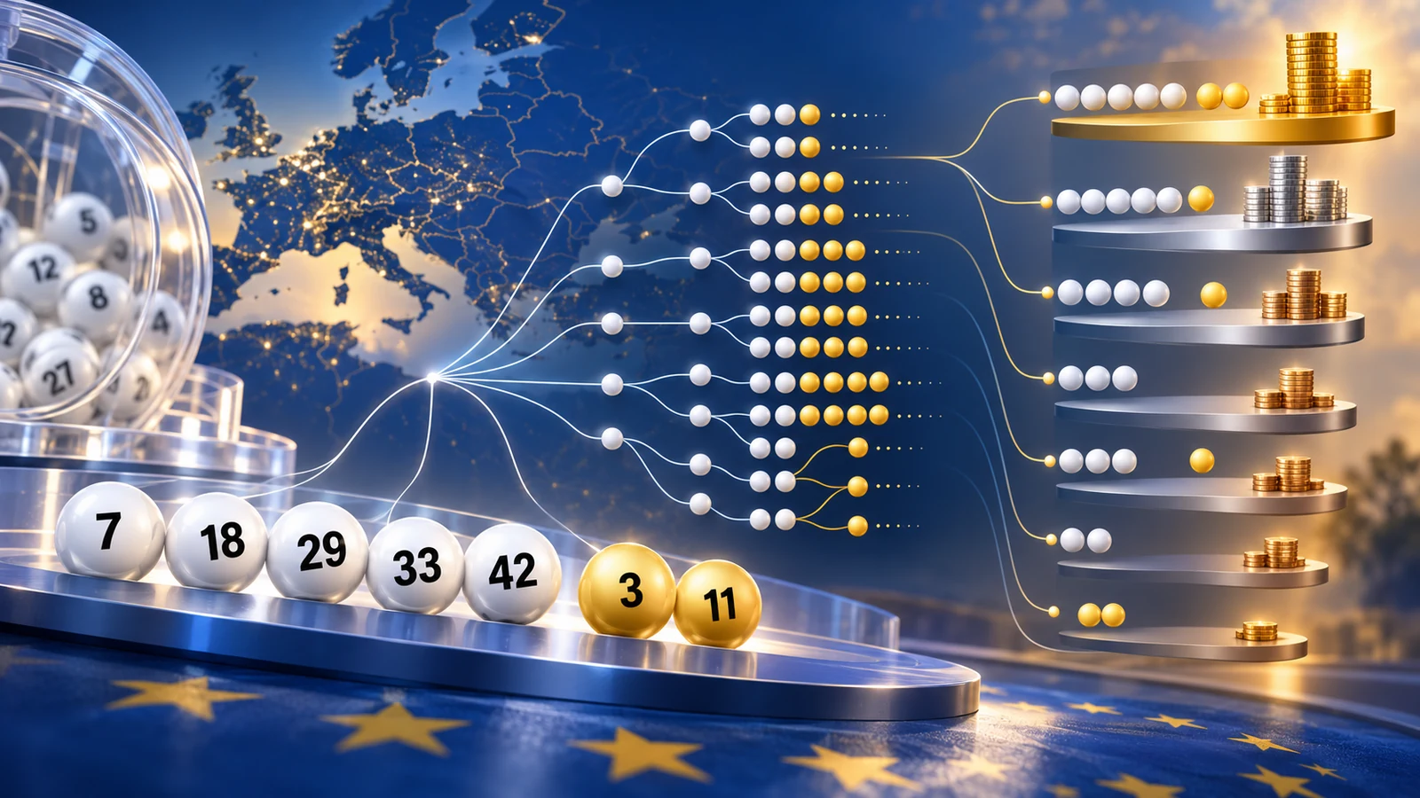 Eurojackpot-Wahrscheinlichkeiten verstehen – redaktionelles Titelbild