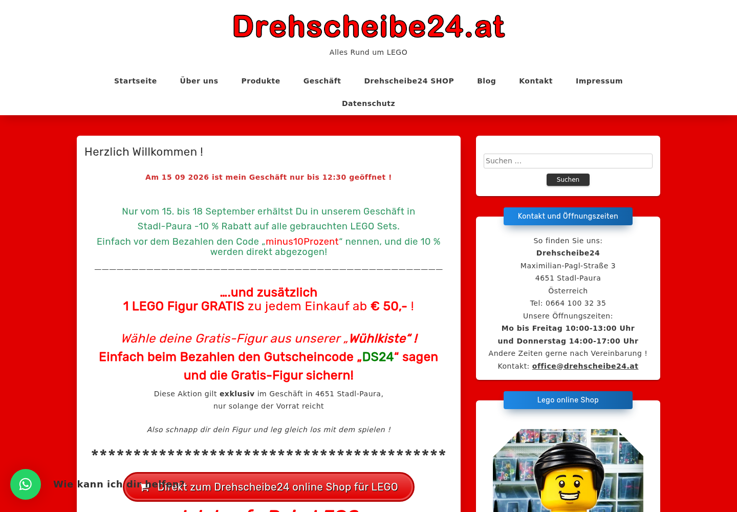 Screenshot der Website von Drehscheibe24