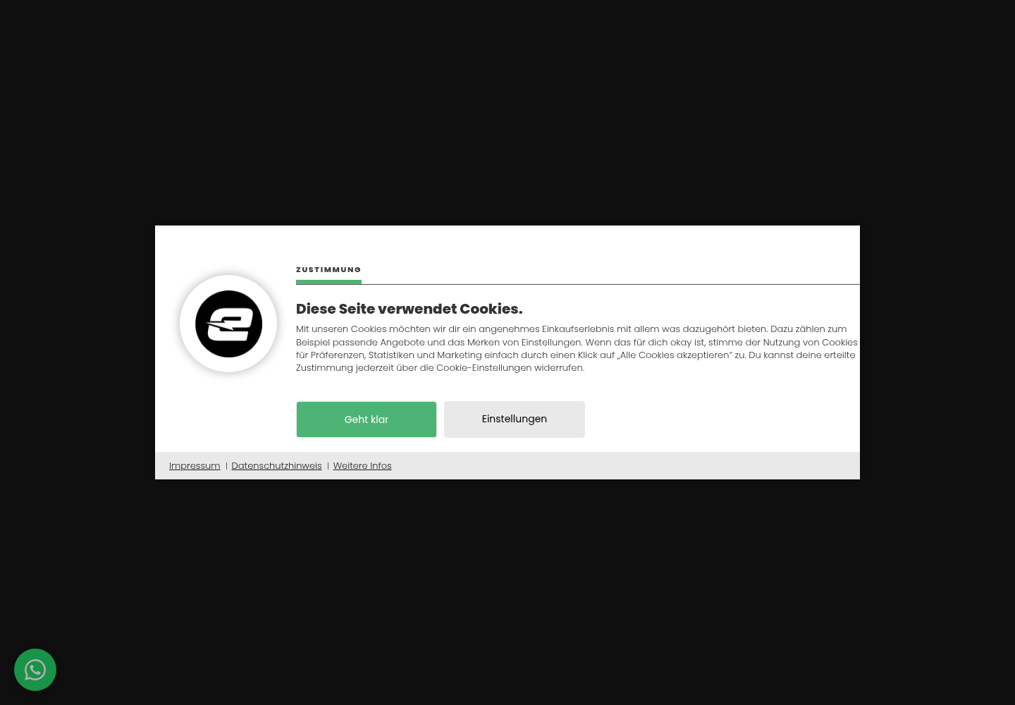 Screenshot der Website von e-craft